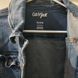 Cat & Jack Blue Denim Jacket size 14/16